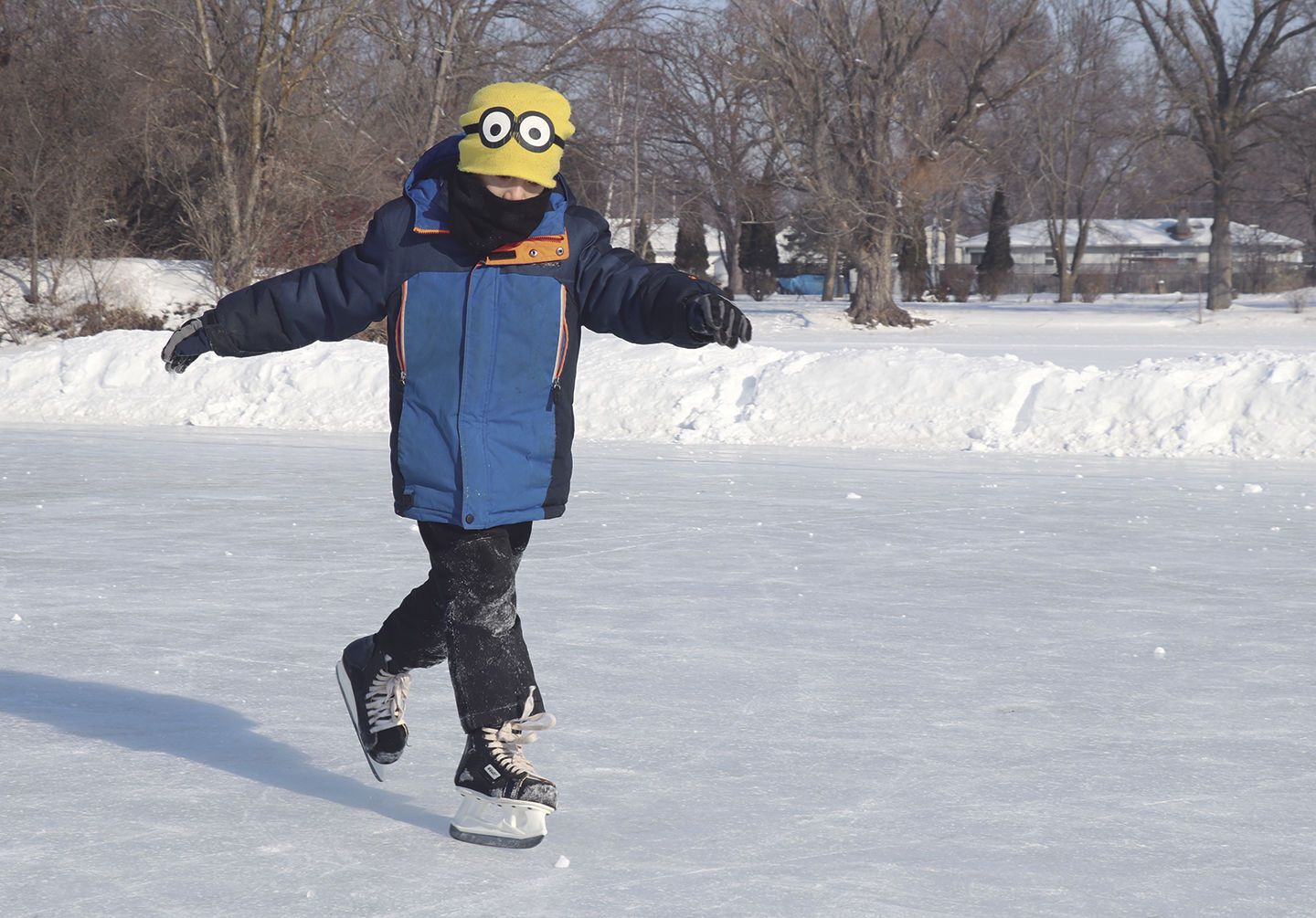 Ice skating